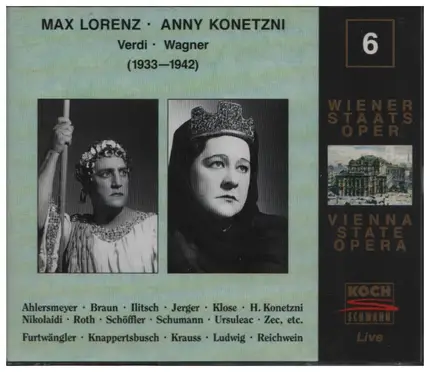 Verdi / Wagner - Edition Wiener Staatsoper Live Vol. 6