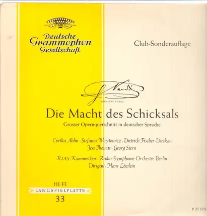 Verdi - Die Macht des Schicksals (Querschnitt, dt.)