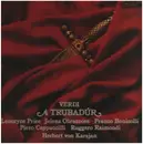 LP-Box - Verdi/ Leontyne Price, Karajan, Jelena Obrazcova a.o. - A Trubadúr - booklet with libretto