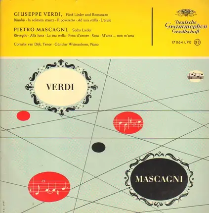 Verdi / Mascagni - Cornelis van Dijk, Günther Weissenborn - Lieder & Romanzen