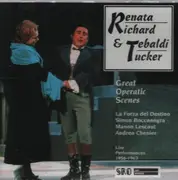 CD - Verdi / Puccini / Giordano - Great Operatic Scenes - Live Performances 1956 - 1963