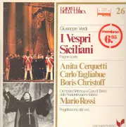 LP - Verdi, Anita Cerquetti, Carlo Tagliabue,.. - I Vespri Siciliani (Pagina Scelte)