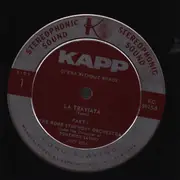 LP - Verdi - The Music Of La Traviata