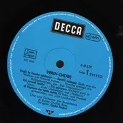 LP - Verdi - Berühmte Verdi Chöre