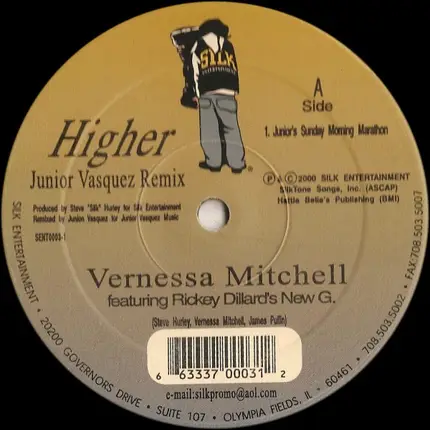 Vernessa Mitchell - Higher (Junior Vasquez Remixes)