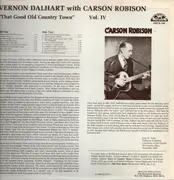 LP - Vernon Dalhart With Carson Robison - That Good Old Country Town