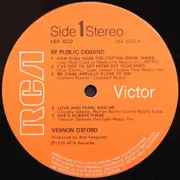 LP - Vernon Oxford - By Public Demand