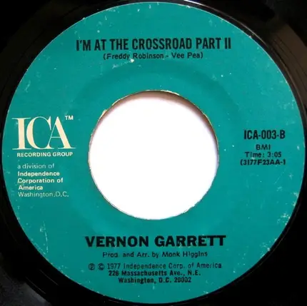 Vernon Garrett - I'm At The Crossroad