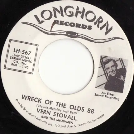 Vern Stovall And The Showmen - The Wreck Of The Olds 88 / Break Time