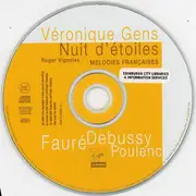 CD - Fauré / Debussy / Poulenc - Nuit D'Étoiles (Mélodies Françaises)