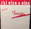 12inch Vinyl Single - Verrone - J'ai Rien A Dire