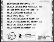 CD - Versailles - La Cathédrale Du Temps - Still Sealed