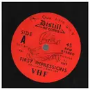 7inch Vinyl Single - Vhf - First Impressions / In Stereo - SIGNED