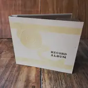 Vinyl Storage - Vintage Schallplattenalbum 10inch - in cremefarben, für 10 Stück