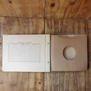 Vinyl Storage - Vintage Schallplattenalbum 10inch - in cremefarben, für 10 Stück