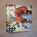 Vinyl Storage - Vintage Schallplattenalbum - im Schallplatten-Collagen-Design, für 20 Singles