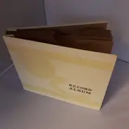 Vintage Schallplattenalbum - in gelb Lederoptik für 10 x 10" Platten