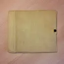 Vinyl Storage - Vintage Schallplattenalbum - in gelb-schwarzem Streifenmuster, für 18 Singles