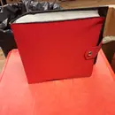 Vinyl Storage - Vintage Schallplattenalbum - in rot, für 18 Singles