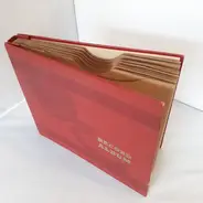 Vintage Schallplattenalbum - in roter Lederoptik für 10 x 10" Platten