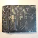 Vinyl Storage - Vintage Schallplattenalbum - in schwarz, mit Landmarken-Motiven, für 24 Singles