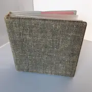 Vinyl Storage - Vintage Schallplattenalbum - in Schlangenleder-Look & Druckknopf-Verschluss, für 20 Singles