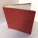 Vinyl Storage - Vintage Schallplattenalbum - mit Karomuster für 16 LPs
