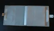 Protection - Vintage Schallplattenalbum - mit weiß-rot-gelbem Karomuster, für 20 Singles