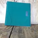 Vinyl Storage - Vintage Schallplattenalbum - grüner 70er Jahre Stoffbezug, für 16 LPs