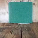 Vinyl Storage - Vintage Schallplattenalbum - grüner 70er Jahre Stoffbezug, für 16 LPs