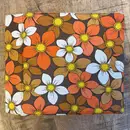 Vinyl Storage - Vintage Schallplattenalbum - im Blümchendesign, für 16 Singles