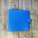 Vinyl Storage - Vintage Schallplattenalbum - in blau, für 16 Singles