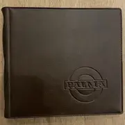 Vinyl Storage - Vintage Schallplattenalbum - in brauner Lederoptik für 16 Singles