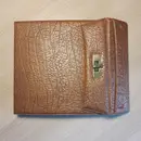 Vinyl Storage - Vintage Schallplattenalbum - in brauner Lederoptik, für 24 Singles