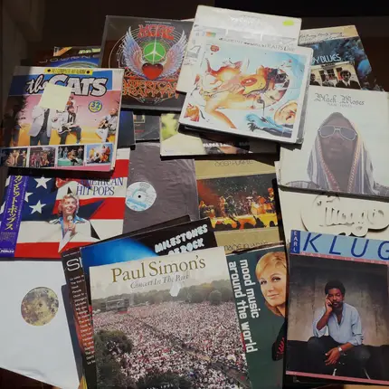 Vinyl Wholesale - Rock & Pop - mixed selection of incomplete LP's