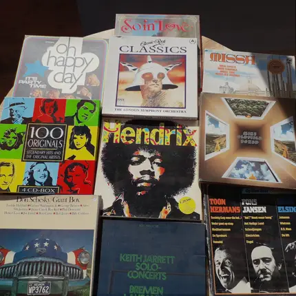Vinyl Wholesale - Incomplete Box sets mix - Rock, Pop, Folk and more