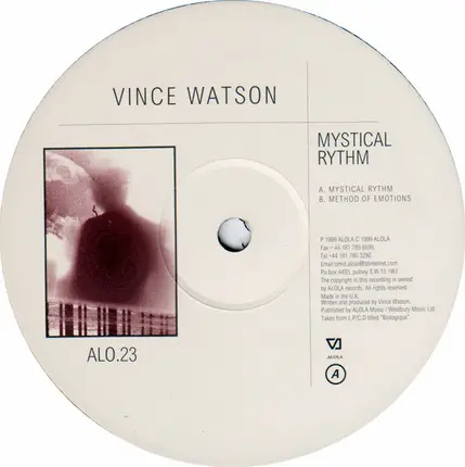Vince Watson - Mystical Rythm E.P
