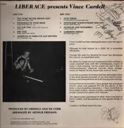 LP - Vince Cardell - Liberace Presents Vince Cardell - Signed