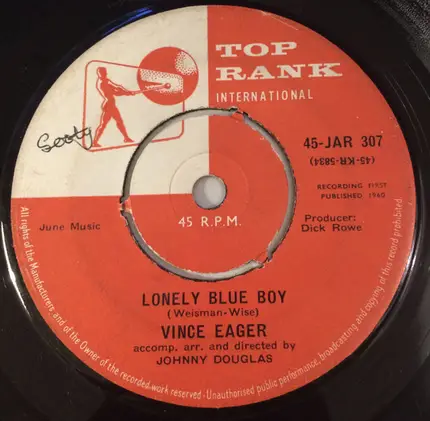 Vince Eager - Lonely Blue Boy
