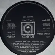LP - Vince Eager - Pays Tribute To Elvis Presley