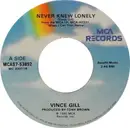 7inch Vinyl Single - Vince Gill - Never Knew Lonely / Riding The Rodeo