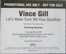 CD Single - Vince Gill - Let's Make Sure We Kiss Goodbye