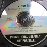 CD Single - Vince Gill - Let's Make Sure We Kiss Goodbye