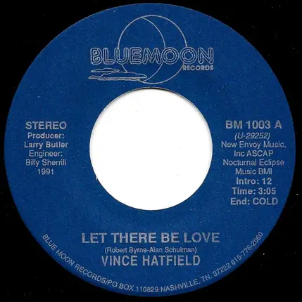 Vince Hatfield - Let There Be Love