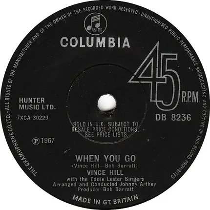 Vince Hill With The Eddie Lester Singers - When The World Is Ready
