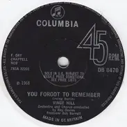 Vince Hill - You Forgot To Remember