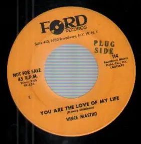 Vince Mastro - You Are The Love Of My Life / Island Girl