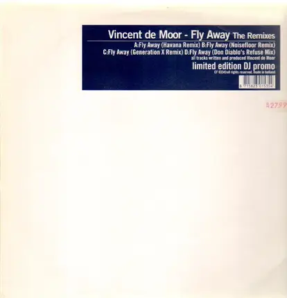 Vincent De Moor - Fly Away (The Remixes)