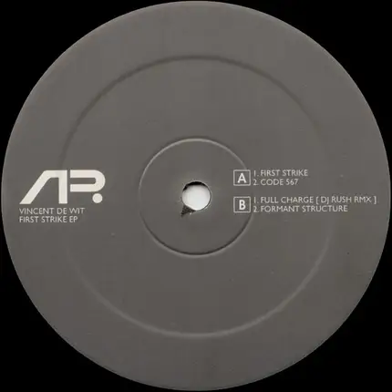 Vincent De Wit - First Strike EP