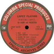 LP - Vincent Lopez And His Orchestra - Lopez Playing
